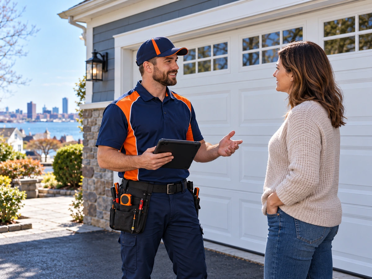 Professional garage door service in Bridgeport